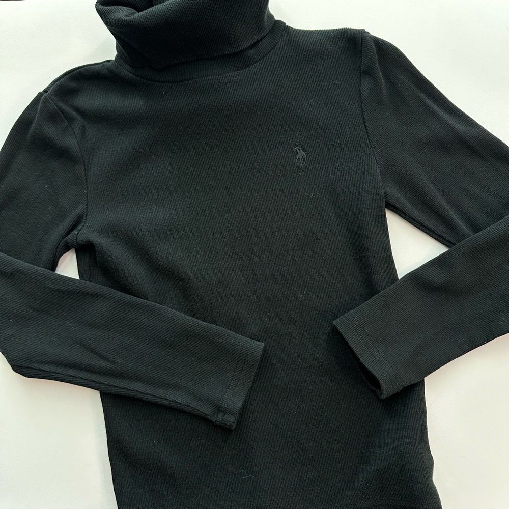 Polo Ralph Lauren Black Turtleneck Sweater